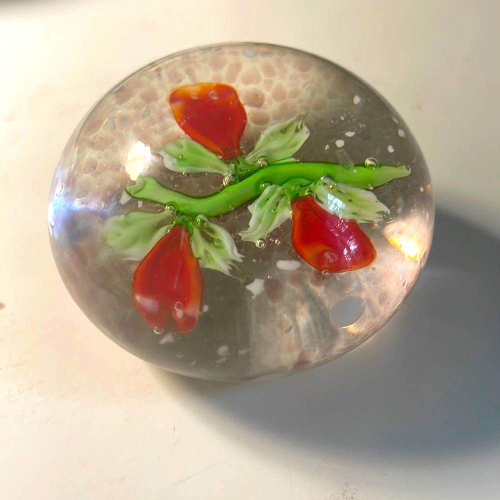 Vintage‎ Floral Paperweight